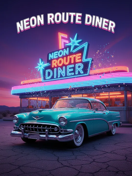 Neon Route Diner cover art